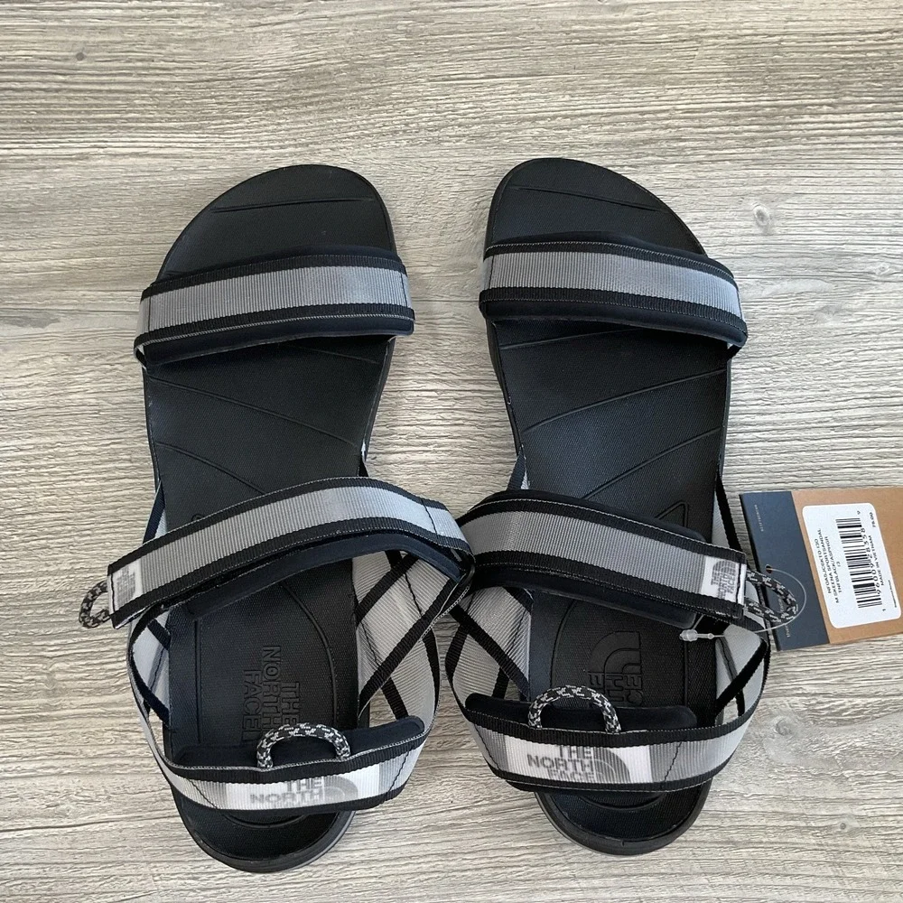 The North Face Mens Skeena Sport Black/Grey Outdoor Sports Sandals Size 13 NEW